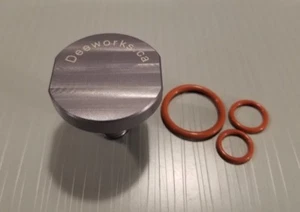 Anodized Solenoid Plug for Dodge Cummins Holset HE351CW Free USA Shipping! Gray - Picture 1 of 5