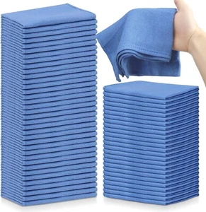 6 Stck. Blau Baumwolle Chirurgie Huck saugfähige Handtücher Shop Lumpen für die Reinigung - Bild 1 von 2