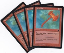 Magic MTG Portal: Lava Axe X 4