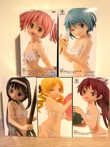 Puella Magi Madoka Magica EXQ Figure Swimsuit Madoka Mami Homura Kyoko Sayaka - Picture 1 of 8