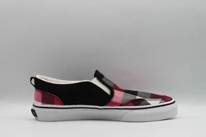 Vans Pink Plaid Casual Slip On Shoes Missy Size 6 2011 - Picture 1 of 8