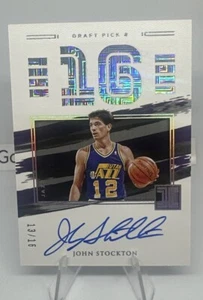 2020-21 Panini Impeccable Draft Pick Auto John Stockton No. ID-JST /16 Utah Jazz - Picture 1 of 17