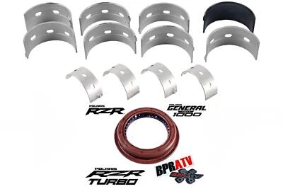 RZR XP1000 XP 1000 Main Crank Crankshaft Rod Bearings Bushings Seals Aftermarket - Image 1 of 4