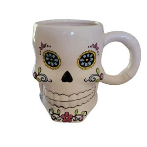 Geflügelter Totenkopf Tasse The Dead Becher Tag der Toten Kaffeetasse Keramik - Bild 1 von 6