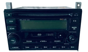 Hyundai Tucson 2005-2006 OEM Car Stereo Cassette CD MP3 WMA AAC Factory Genuine - Picture 1 of 4