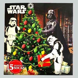 15 Days Of Socks Star Wars Men's Sho Size 6-12 - Picture 1 of 8