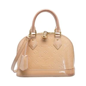 Louis Vuitton Beige Vernis Alma BB Tote Bag - Picture 1 of 16
