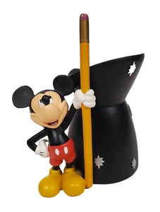 Disney Mickey Mouse Resin Pencil Holder Magic Hat Figure 6" - Picture 1 of 5