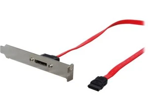 StarTech.com ESATAPLT18IN 1.5 ft. 1 Port SATA to eSATA Plate Adapter - Picture 1 of 3
