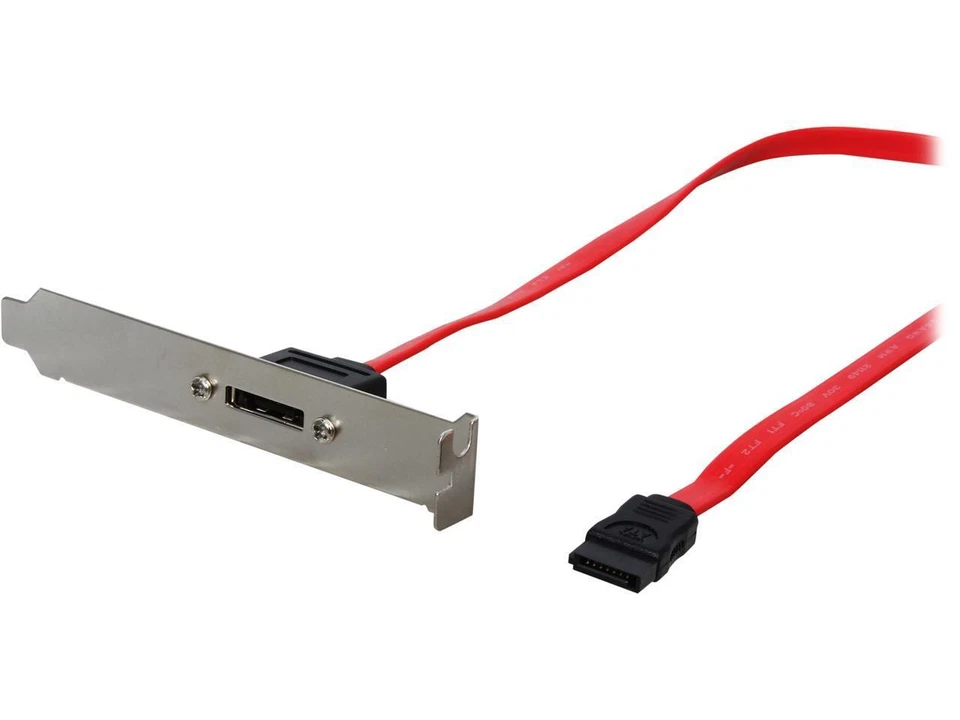 StarTech.com ESATAPLT18IN 1.5 ft. 1 Port SATA to eSATA Plate Adapter - Image 1 of 3