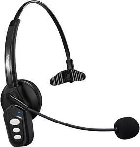 Cuffie Wireless Blu Pappagallo Auricolare Bluetooth Camion Driver Cancellazione Rumore - Foto 1 di 8