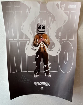 Marshmello Signed “Keep It Mello” Poster • 24x18 Autographed EDM DJ Print • Rare - Image 1 of 4