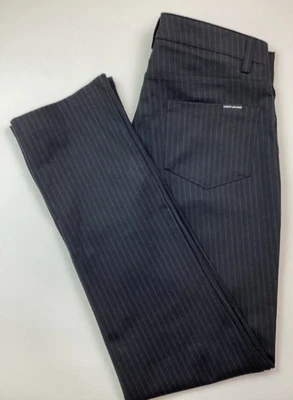 Pantalones Ponte DKNY Jeans Damas Pierna Recta con Bolsillo Trasero, Rayas Negras, Talla M Foto 1 de 4