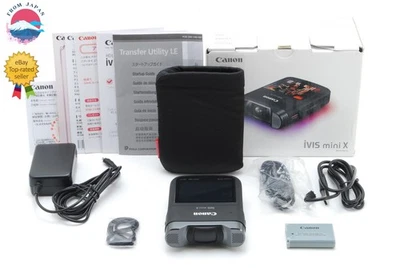 [ MINT in Box ] Canon iVIS mini X Digital Video Camera 12.8MP CMOS From JAPAN - Image 1 of 4
