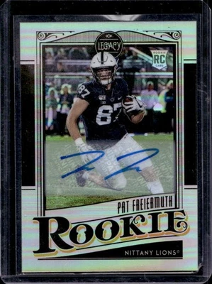 2021 Panini Legacy Pat Freiermuth Rookies Premium Penmanship RC Silver Auto #174 - Image 1 of 2