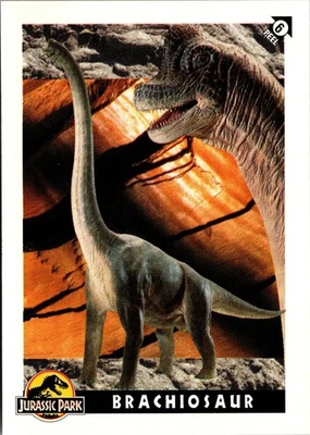 1993 Topps Jurassic Park Sticker #6-Brachiosaur - Image 1 of 2