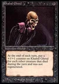 Magic MTG Arabian Nights Khabal Ghoul LIGHTLY PLAYED LP - Image 1 of 1