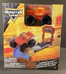 Monster Jam Launcher Playset EL Toro Loco Ramp Jump Set - Picture 1 of 3