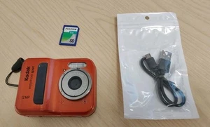 Kodak Underwater Digital Camera EasyShare Sport C123 12.0MP Orange Tested - Picture 1 of 8