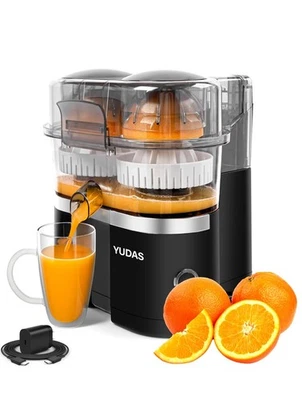 双头便携式电动柑橘榨汁机, 榨汁机 — 第 1/4 张图片