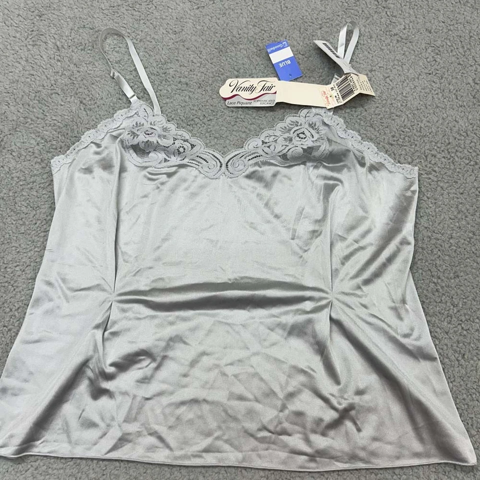 Camisola Vanity Fair de colección para mujer sin mangas talla 38 bebé muñeca nailon nocturno nueva con etiquetas Foto 1 de 4