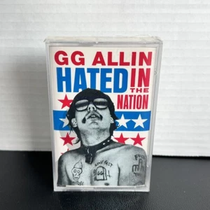 SEALED GG Allin Hated In The Nation 1987 ROIR A148 Cassette RARE - Picture 1 of 10