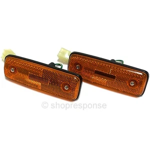 OEM Toyota 81-90 Land Cruiser BJ60 FJ60 Front Side Marker Lamp Light Set Genuine - Picture 1 of 2