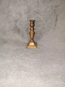 Minature Brass Candle Holder - Picture 1 of 4