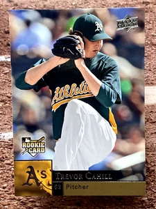 2009 Upper Deck Trevor Cahill #1002 Oakland Athletics - Bild 1 von 2
