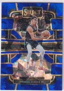 Panini 2023-24 Select NBA No. 23 Michael Porter Jr. Blue Cracked Ice Prizm - Bild 1 von 2