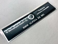 BMW Alpina D3 001 ID logo badge sticker. 118x28mm. Domed 3D Stickers/Decals.