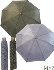 M&P Taschen-Schirm Mini Regenschirm stabil Auf-Zu-Automatik kleine Punkte