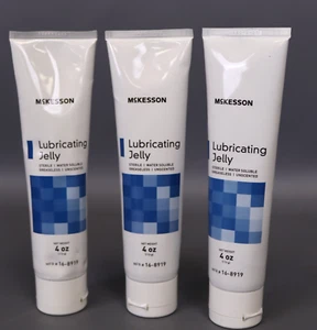 Lubricating Jelly McKesson 4 oz Tube Sterile PACK OF 3 - Picture 1 of 5