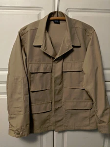 PROPPER Bush Safari Jacket Military Army Air Force Field Coat Beige M/S NWOT - Picture 1 of 6