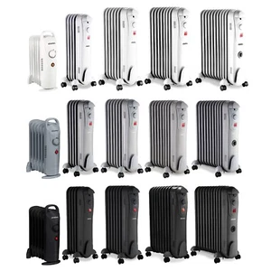 Schallen Oil Filled Radiator Heater Portable Electric Energy Efficient Heating - Picture 1 of 27