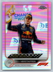 2022 Topps Chrome F1 Pink Grand Prix Winner Max Verstappen /75 - Picture 1 of 2