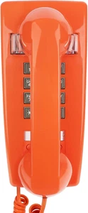 Retro Wall Phones for Landline with Loud Mechanical Ringing Vintage Wall Mount P - Afbeelding 1 van 6