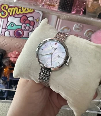 Kate Spade Silver Color Pearl Face Women’s Watch KSW1267 - Image 1 of 4