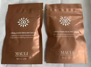 2 x MAULI Himalayan Purifying Healing Bath Spa Salts 60g Packs 13 Therapy Oils - Picture 1 of 3