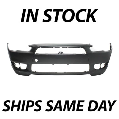 NEW Primered Front Bumper Cover Fascia for 2008-2015 Mitsubishi Lancer GTS & SE - Image 1 of 4