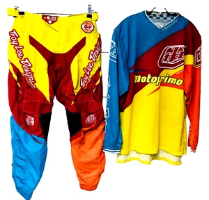 Troy Lee GP Moto Pants Set Men's S 28 x 26.5 Jersey Pants 2 PC Dirt Bike MX - Picture 1 of 11