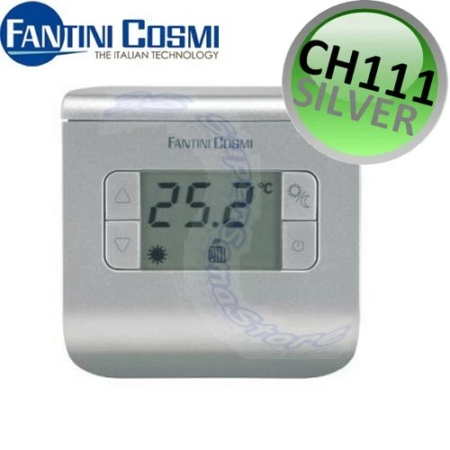 CH111 - Termostato ambiente digitale silver argento - Fantini Cosmi - Immagine 1 di 1