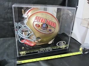 Steve Young HOF autograph signed helmet San Francisco w/ case & COA - Picture 1 of 20