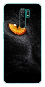 Coque en silicone imprimée compatible Xiaomi Redmi 9 Oeil de Panterre - Photo 1 sur 3