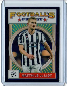 Matthijs de Light 2021-22 UEFA Finest Flashbacks #121 Black Refractor #/25 - Bild 1 von 2