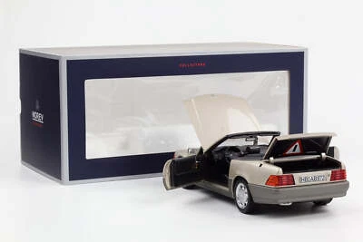 1:18 Mercedes-Benz 500 SL Roadster Softtop R129 1989 Grigio Fumo 1:18 Norev - Immagine 1 di 4
