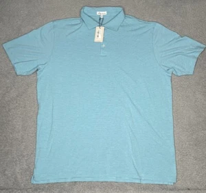 Peter Millar Crown Sport Polo Shirt Mens 2XL Crest Isle Stripe Short Sleeve Golf - Picture 1 of 7