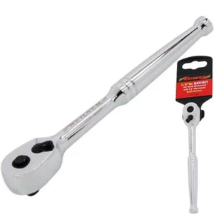 Neilsen Socket Reversible Ratchet Handle Quick Release 1/4" Tool 144T - Picture 1 of 3