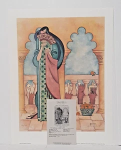 GE MULLAN Rare Vintage "La Dama De Sevilla" Native American 1989 16" x 21" - Picture 1 of 7