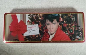 Elvis Presley 1997 Russell Stover Christmas Tin New Old Stock Sealed Vintage - Picture 1 of 9